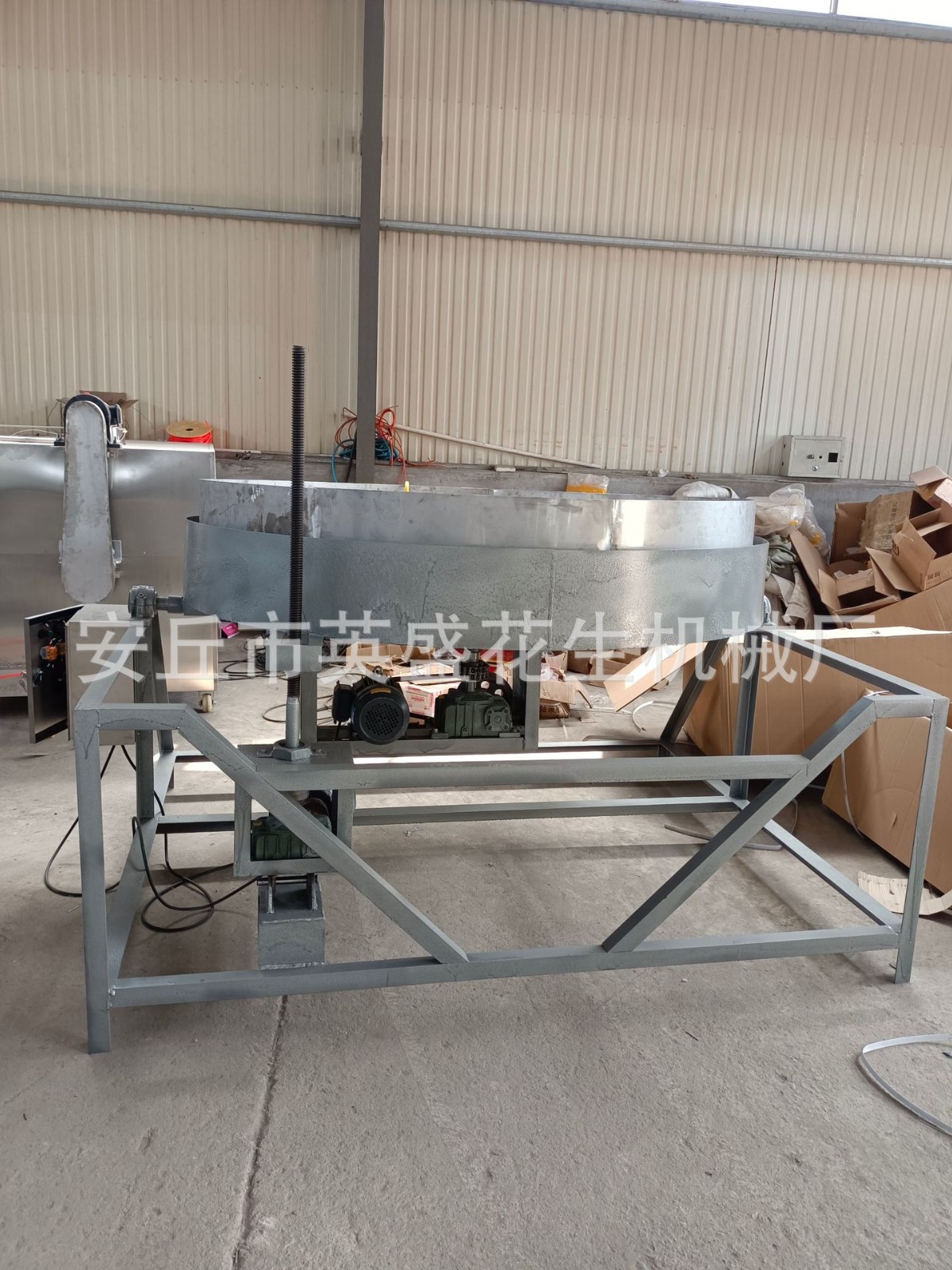 花生粘设备鱼皮花生生产线可可豆机裹衣机日本豆设备花生机器图3