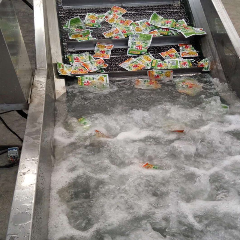 商用荔枝小葱清洗风干成套设备 根茎类蔬菜清洗机 蓝莓木耳清洗机图2