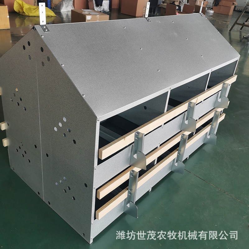 产蛋箱 人工捡蛋箱24穴母鸡产蛋箱蛋窝草垫家禽养殖设备蛋箱图2