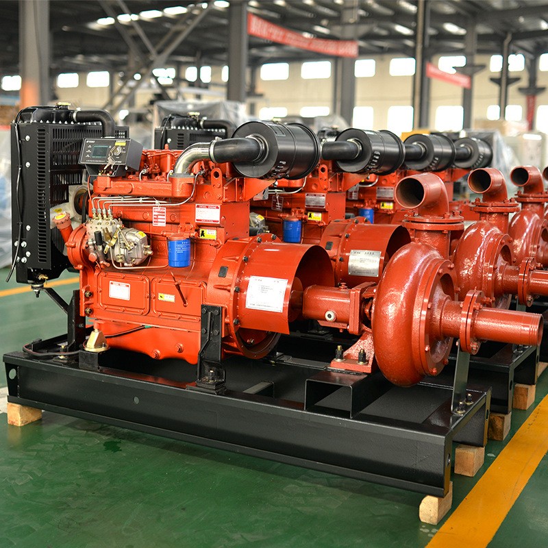 潍坊污水泵流量160立方米扬程25.5m离心泵30kw千瓦柴油抗洪水泵图3