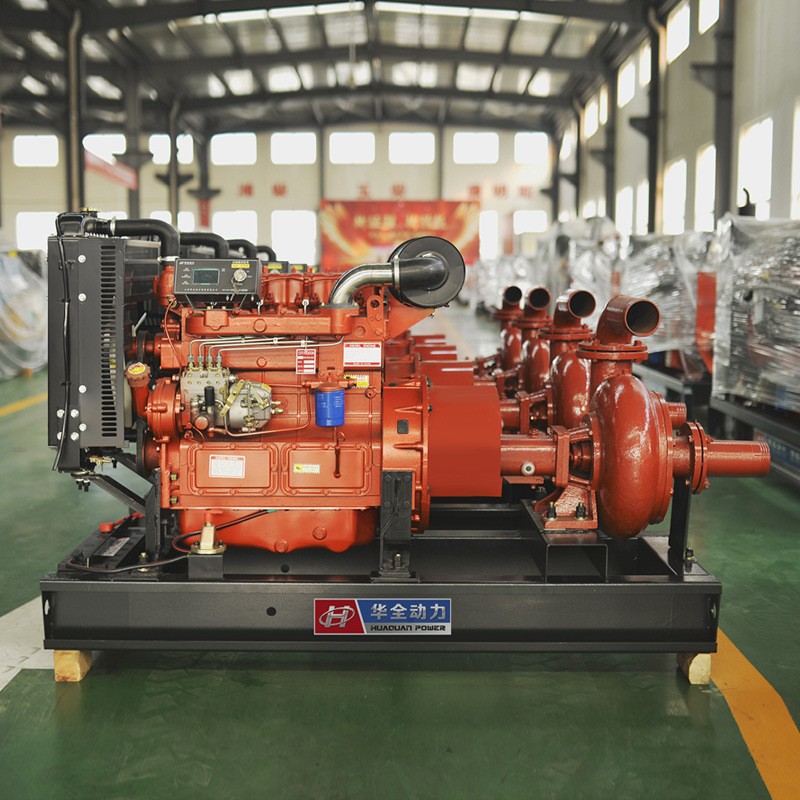 潍坊污水泵流量160立方米扬程25.5m离心泵30kw千瓦柴油抗洪水泵图4