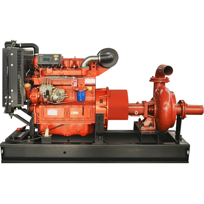 潍坊污水泵流量160立方米扬程25.5m离心泵30kw千瓦柴油抗洪水泵图5