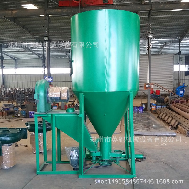 自吸式饲料粉碎搅拌一体机 农场养殖草料粉碎机 玉米粉碎机图2