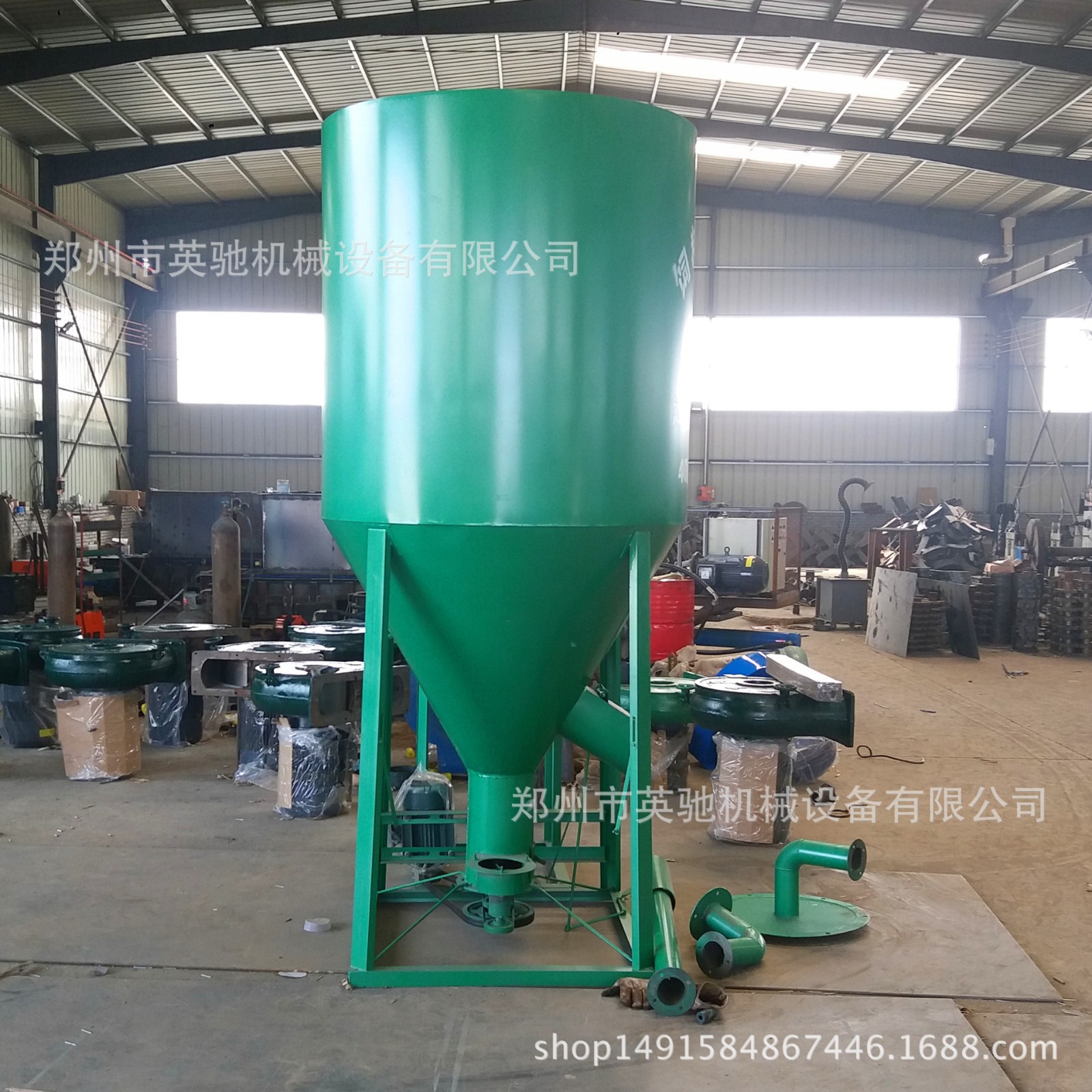 自吸式饲料粉碎搅拌一体机 农场养殖草料粉碎机 玉米粉碎机图5