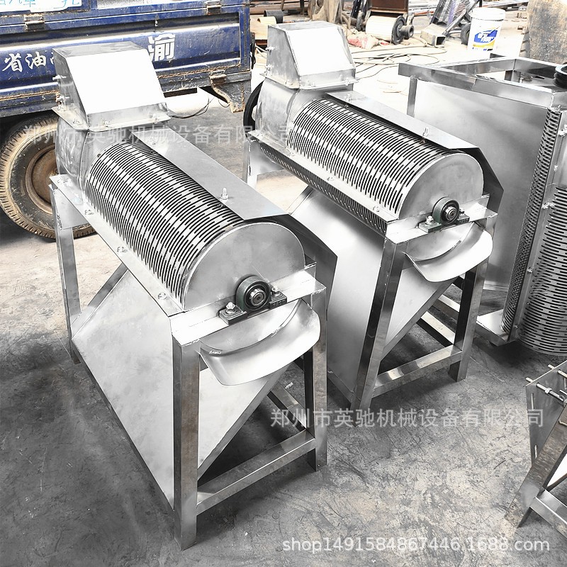 不锈钢杏仁杏核果肉机分离机 毛桃山杏脱核机 鲜杏去肉机图3