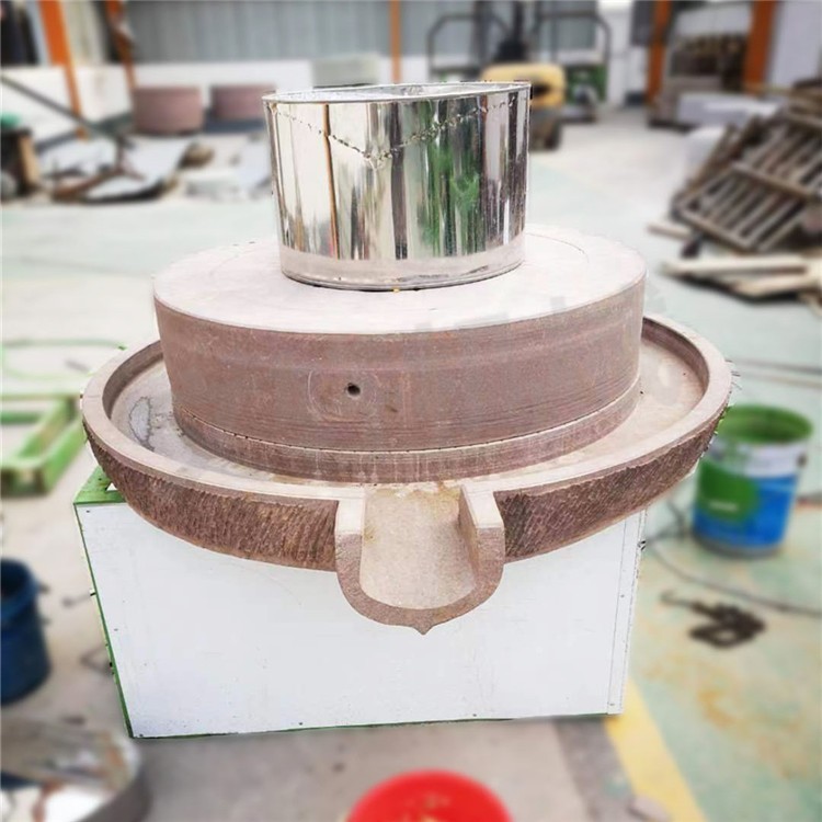 直径70电动磨粉机 文轩花岗石电动磨粉机 出浆细腻电动磨糊机图2