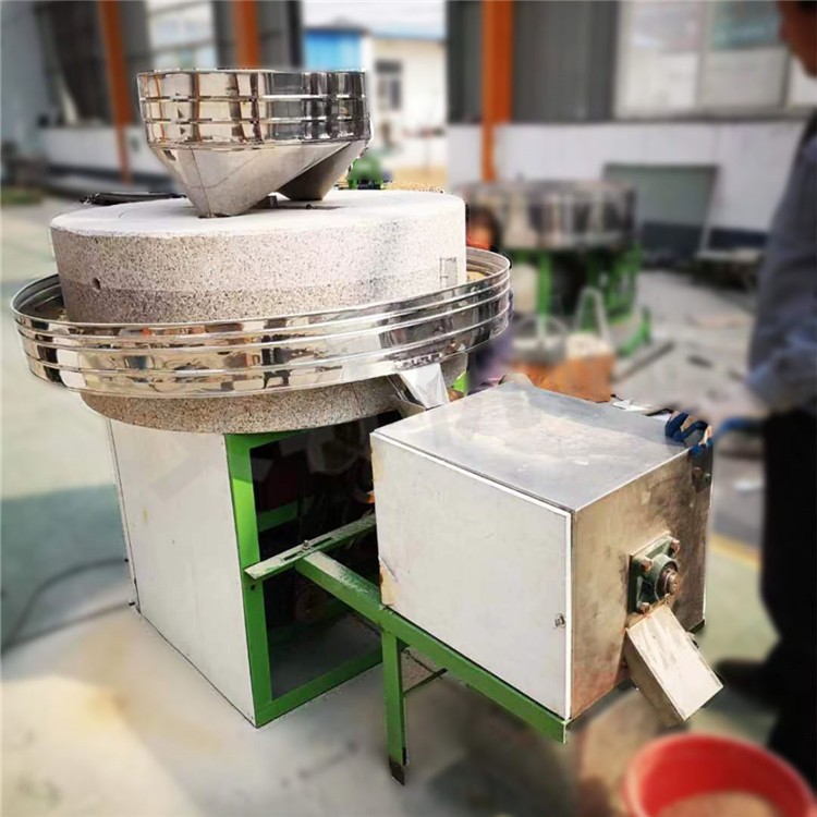 健康电动磨浆机 文轩 全自动面粉石磨机 低温电动豆浆石磨图4