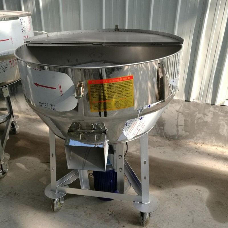 干湿两用搅拌机饲料颗粒粉末混料机 小型不锈钢立式搅拌机图4