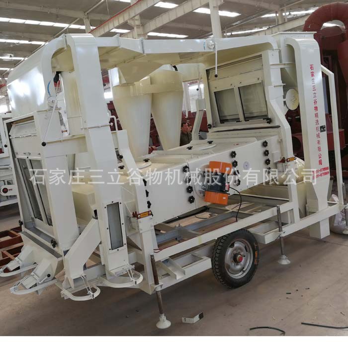 双空气筛风吸上料葵花籽食葵打瓜籽油葵振动清选分级机图3