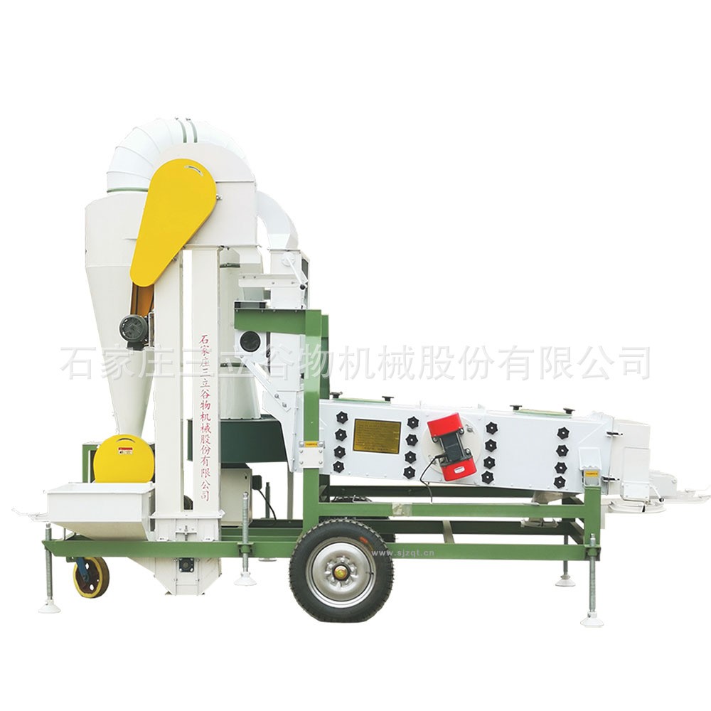 批发新款中型粮食小米清选机芝麻杂粮筛选分级机四层筛分机图5