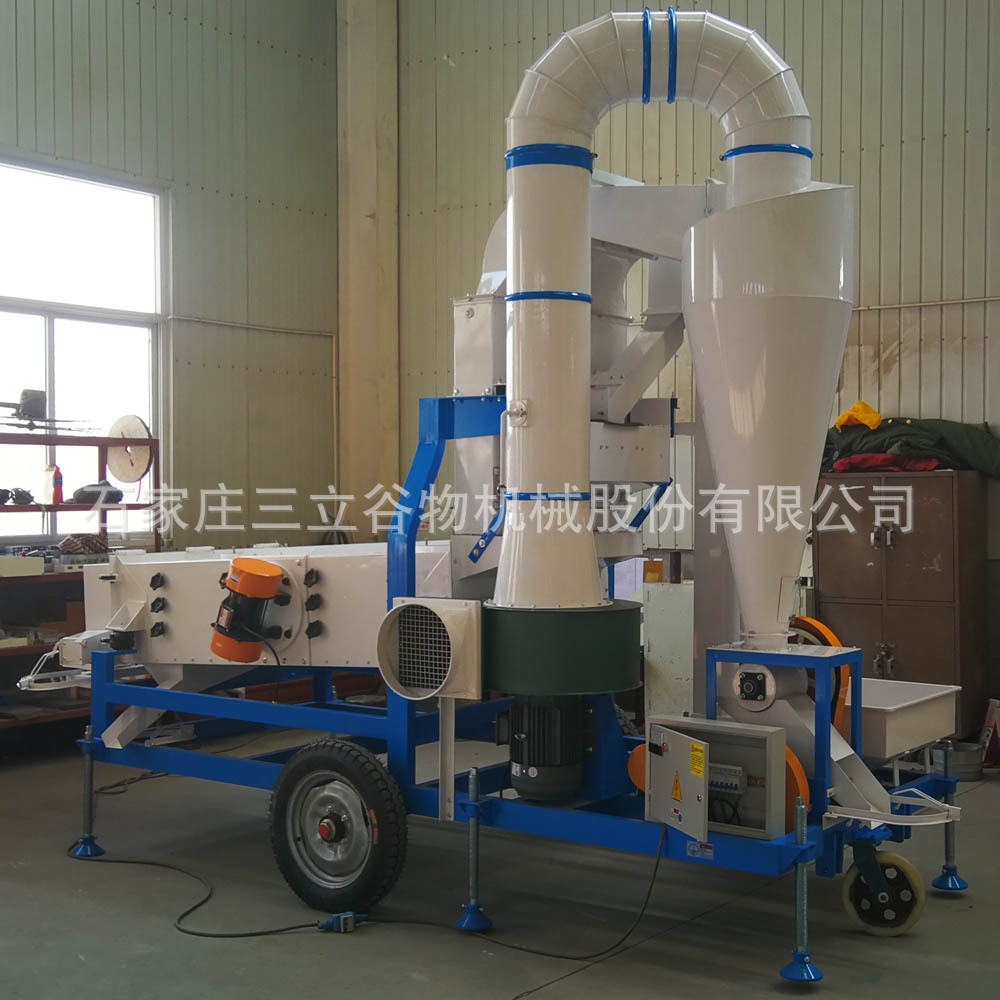 批发新款中型粮食小米清选机芝麻杂粮筛选分级机四层筛分机图3