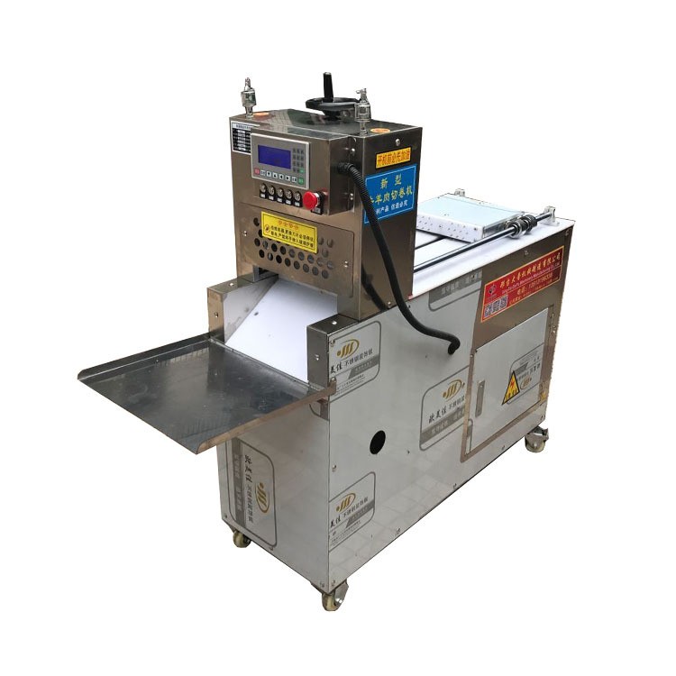 全自动切羊肉片机肥牛切片机切羊肉卷机 商用多功能切肥牛切卷机图2