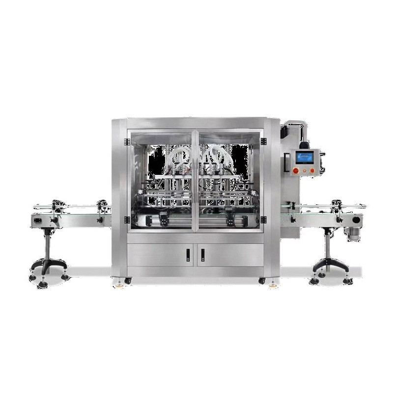 全自动果汁灌装旋盖贴标一体机 白酒罐装分装机 液体灌装机全自动图4