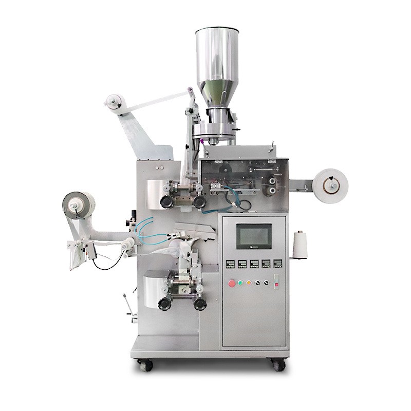 袋泡茶三角包茶叶包装机 普洱茶包装机 内外袋无纺布三角包 茶包机图5