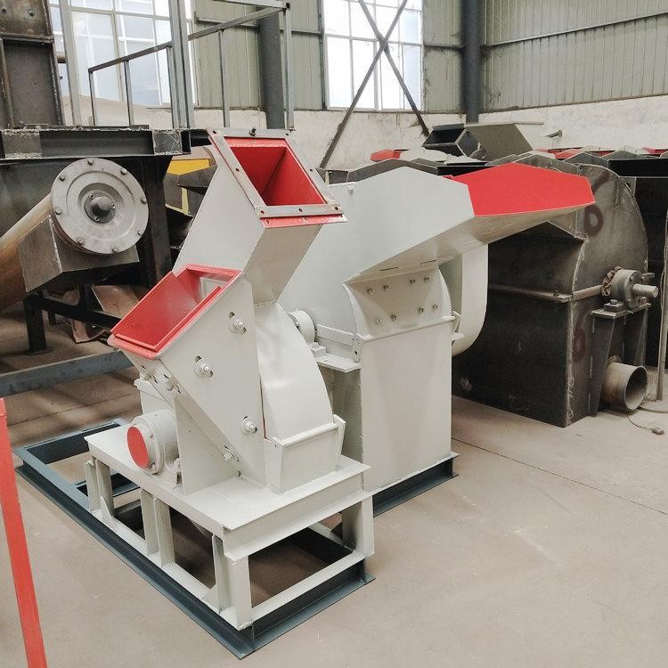 现货木材削片机小型全自动木片机树木粉碎设备树枝木条打片机器图3