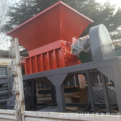 生物桔杆园林垃圾木材粉碎机 1000型树根原木撕碎机 小型撕碎机