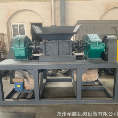 小型塑料薄膜轻薄料保鲜膜纸筒粉碎机 胶头料型模版木头撕裂机