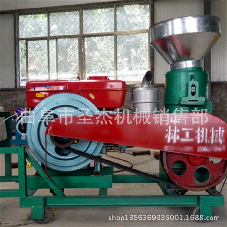 养殖机器饲料加工颗粒机玉米秸秆造粒机饲料颗粒机平模造粒机图4