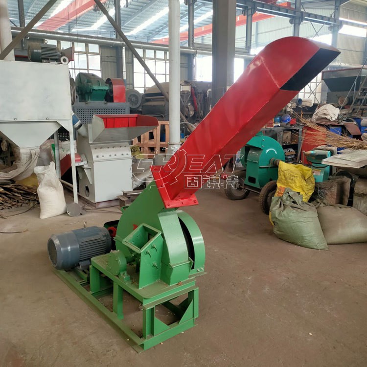 小型盘式木材切片机 斜进料口树枝削片机 竹子削片机图3