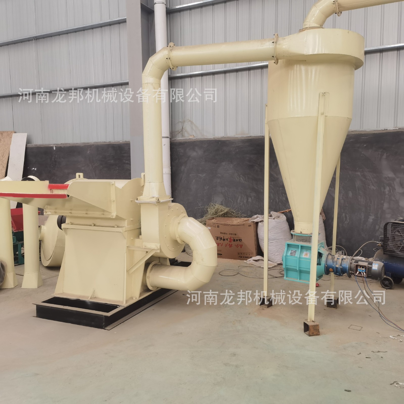 木料木屑锯末秸秆生物制综合破碎机移动式园林树枝竹子木材细粉机图3