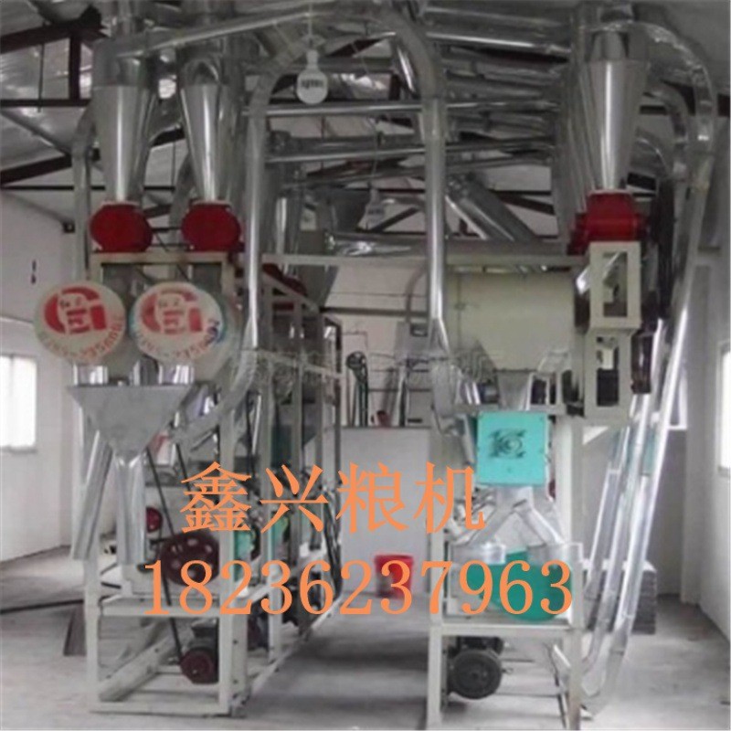 厂家供应优质小麦面粉机组四台全自动粮食面粉机械图5