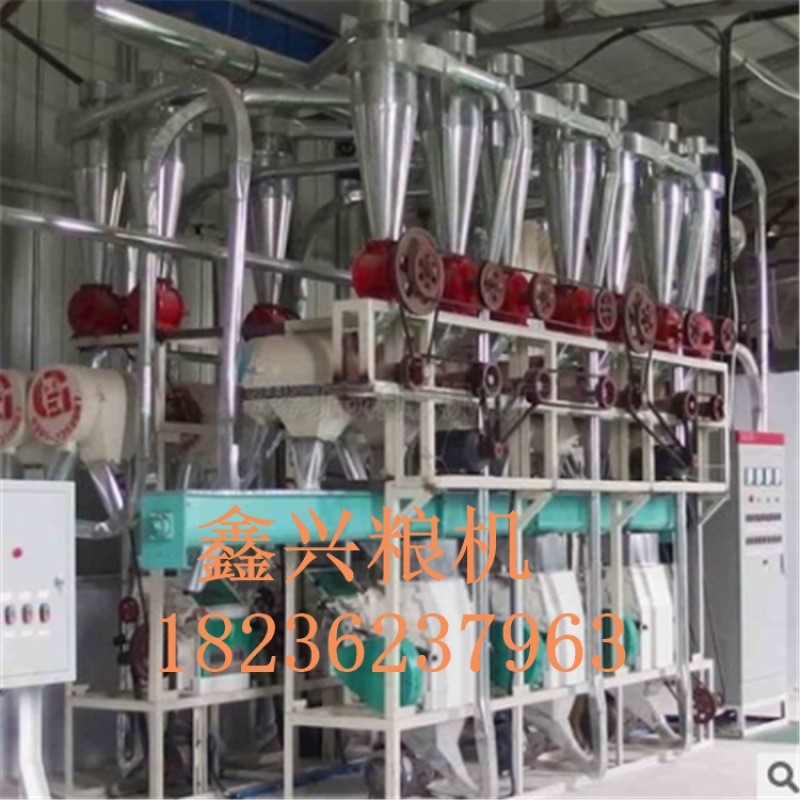 厂家供应优质小麦面粉机组四台全自动粮食面粉机械图4