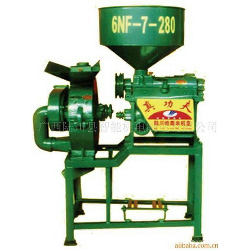 陆川碾米机 全自动组合碾米机玉米小米脱壳机 小型家用碎米机批发图2