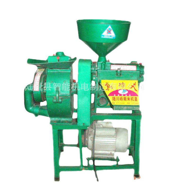 陆川碾米机 全自动组合碾米机玉米小米脱壳机 小型家用碎米机批发图5