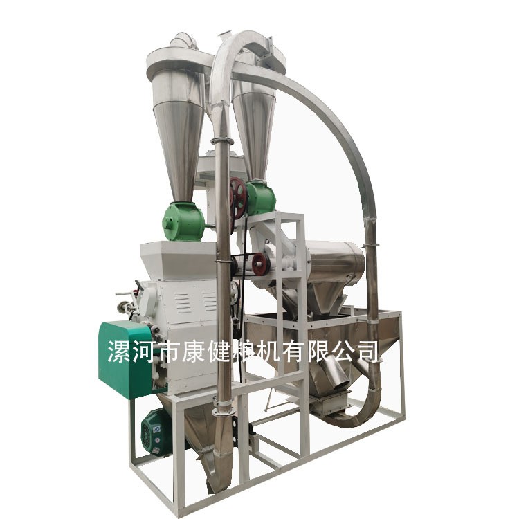 预置管道不锈钢同步带面粉机厂五谷杂粮小麦玉米磨粉机双园罗单机图4