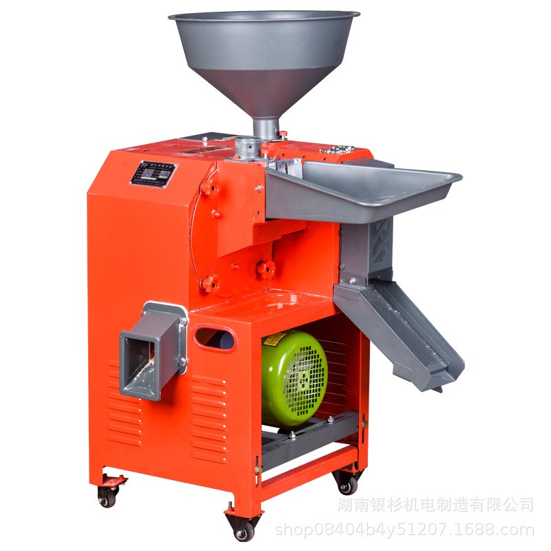 新型碾米粉碎一体机家用小型220v大米剥稻谷去壳多功能组合粉碎机图5