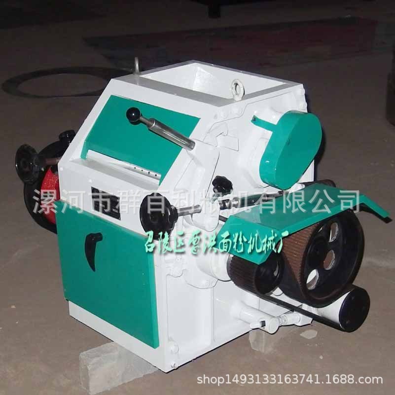 半自动6F2235型小麦杂粮磨面机酒厂破碎磨粉机小型人工上料面粉机图3