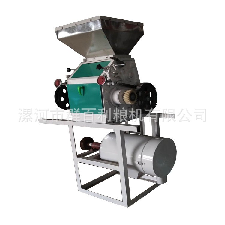 人工上料磨粉机 辣椒孜然制粉机 6F2235型面粉机 面粉机械厂家图4