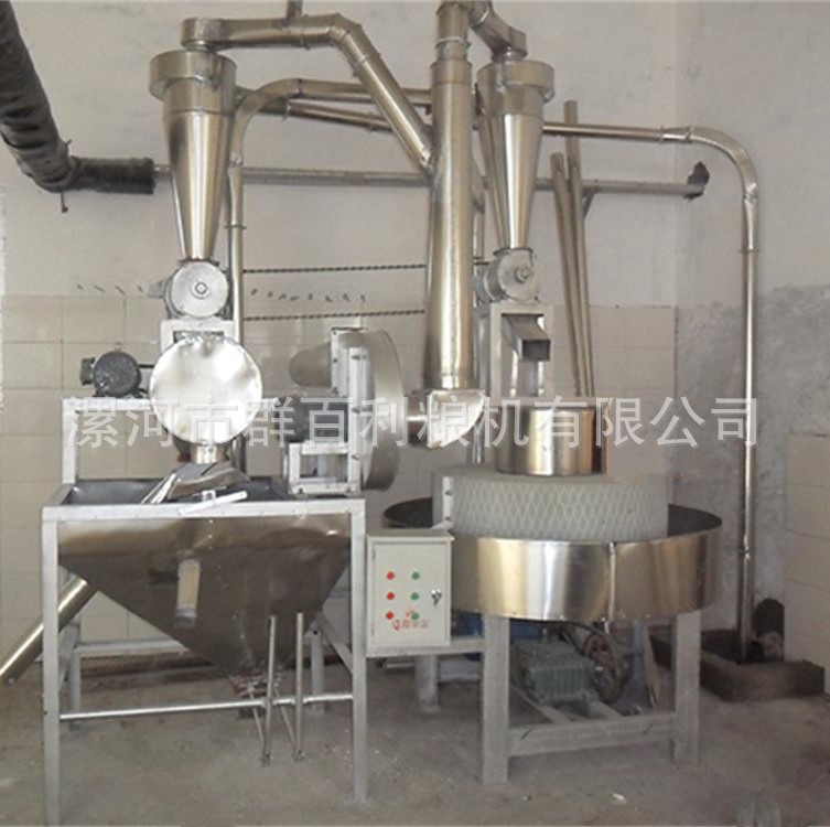 石磨磨粉机 全自动石磨面粉机 花岗岩石磨制粉机 电动石磨磨粉机图5