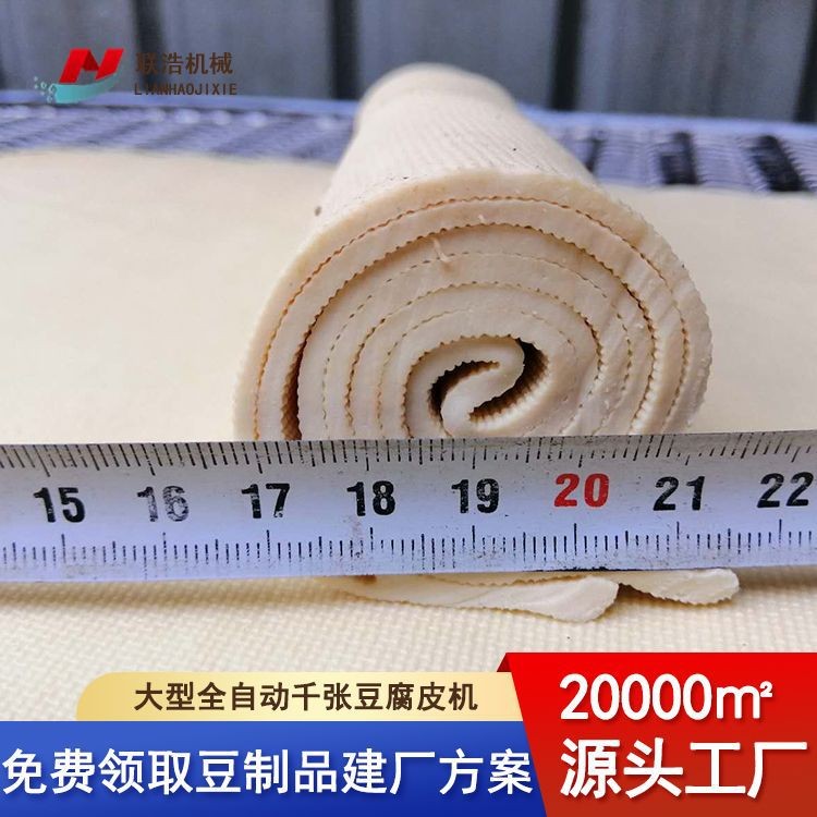 豆腐皮机生产线 大型自动千张百叶机干豆腐加工设备 豆制品机械图2
