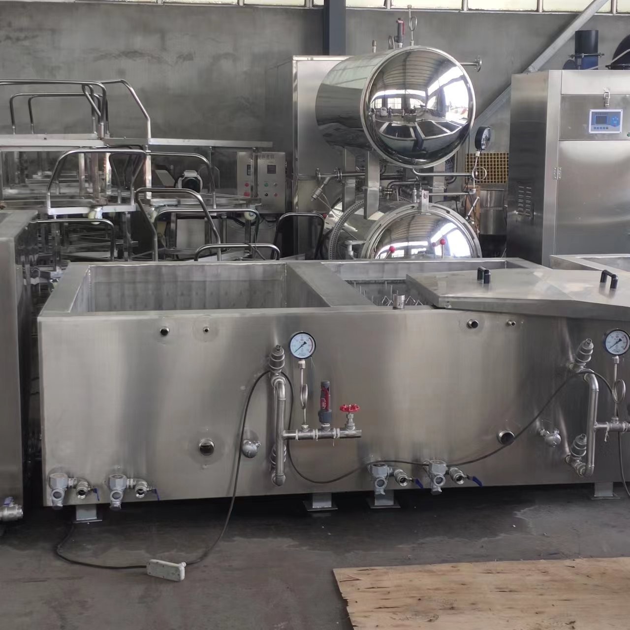 商用电加热猪蹄猪头肉卤煮锅方形蒸汽煮锅烧鸡鸭脖羊肉羊杂卤煮锅图4