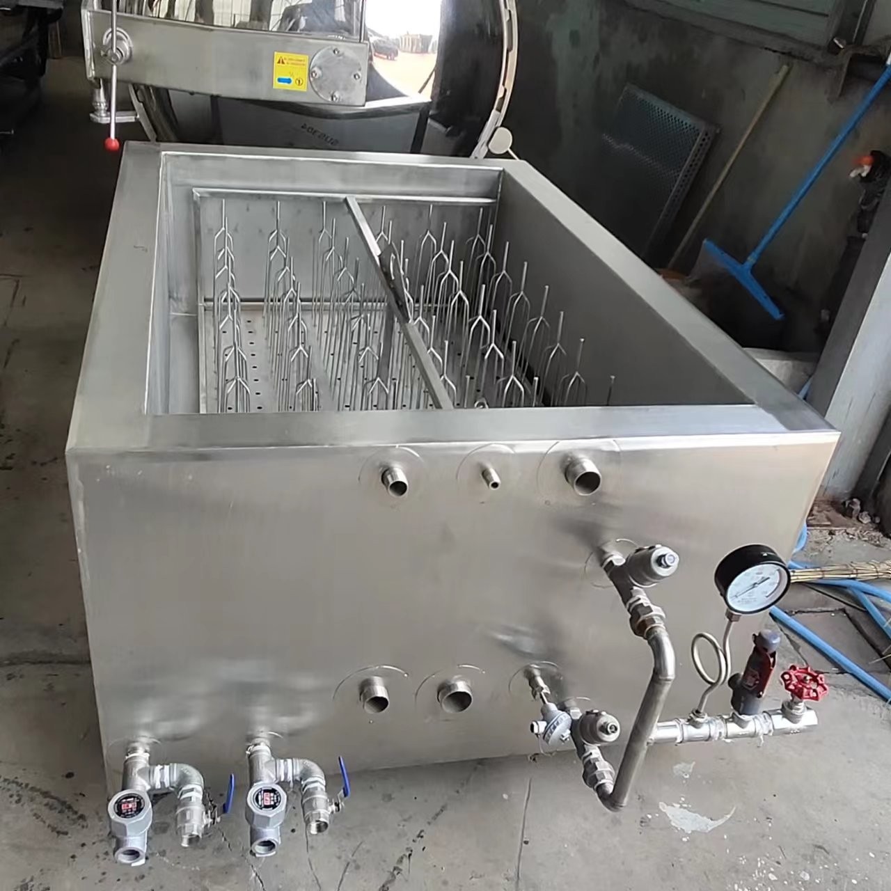 商用电加热猪蹄猪头肉卤煮锅方形蒸汽煮锅烧鸡鸭脖羊肉羊杂卤煮锅图3