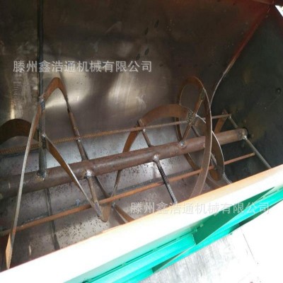 不锈钢粮食饲料搅拌机卧式牛马羊饲料拌料机卧式化工原料混合机