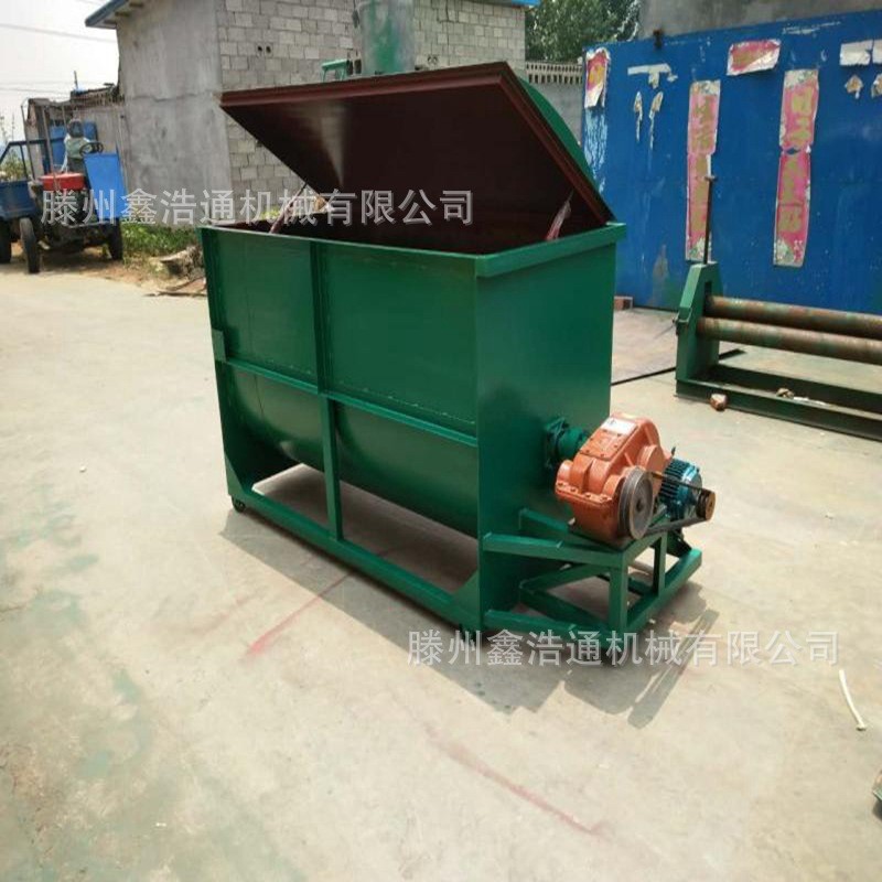 直销卧式饲料搅拌机 草粉肥料大中小型搅拌机拌料机混合机混料机图4