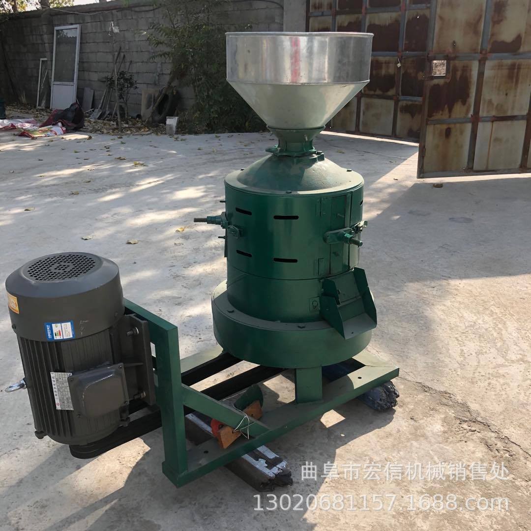 全新双风道水稻小麦碾米机 稻谷去皮打米机大中小型砂辊式 鲜米机图4