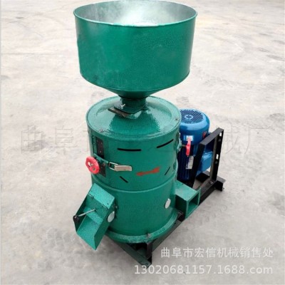 贵州大米稻谷脱壳碾米机 家用小型立式碾米机 电动荞麦鲜米机