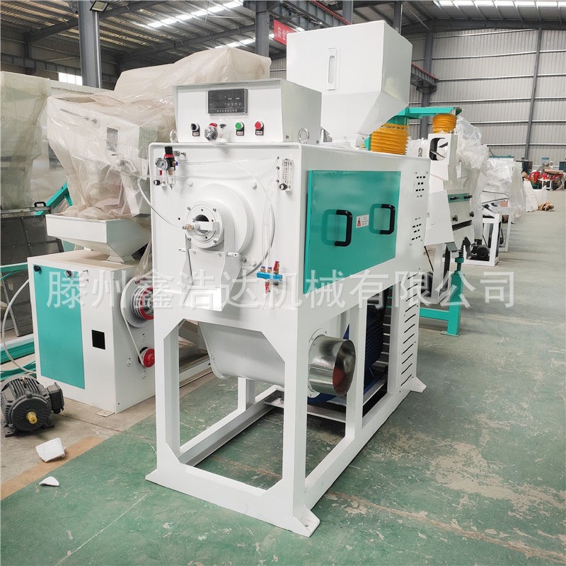 大米加工设备水抛提亮碾米机 大米去黄水雾抛光机图3