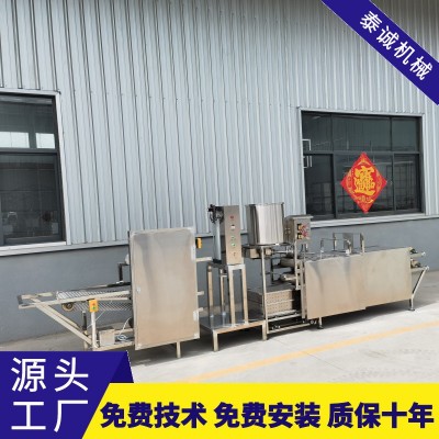 仿手工豆腐皮机 商用小型全自动豆腐皮机 豆制品设备泰诚千张机器