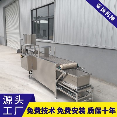 小本投资全自动豆腐皮机 泰诚机械 不锈钢家用小型千张干豆腐机器