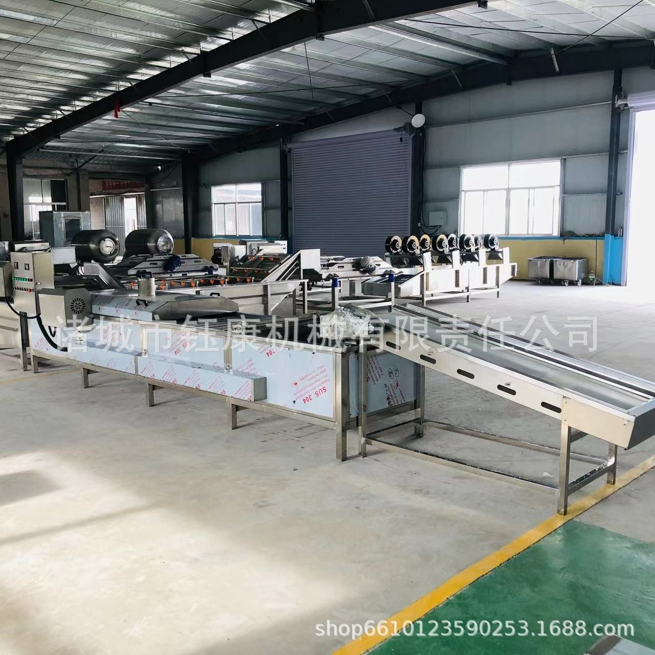 果蔬清洗机 蔬菜预制菜臭氧清洗流水线 全套预制菜清洗加工设备图3