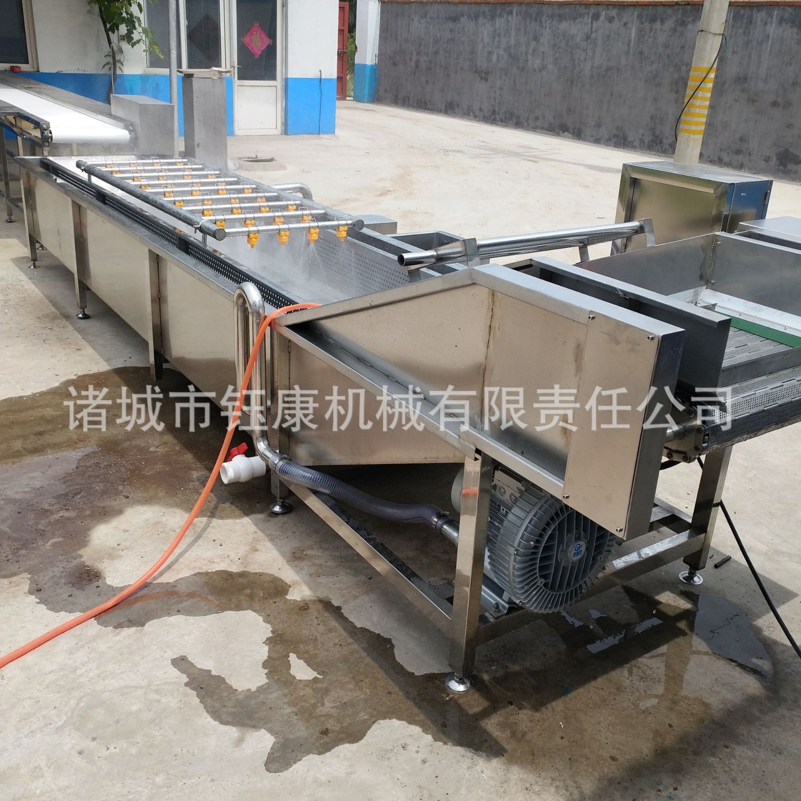 果蔬清洗机 蔬菜预制菜臭氧清洗流水线 全套预制菜清洗加工设备图4