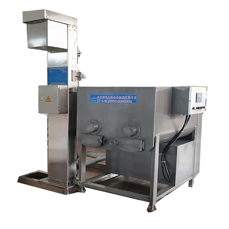 商用馅料真空拌馅机 多功能包子水饺馅搅拌机 整套香肠流水线设备图5