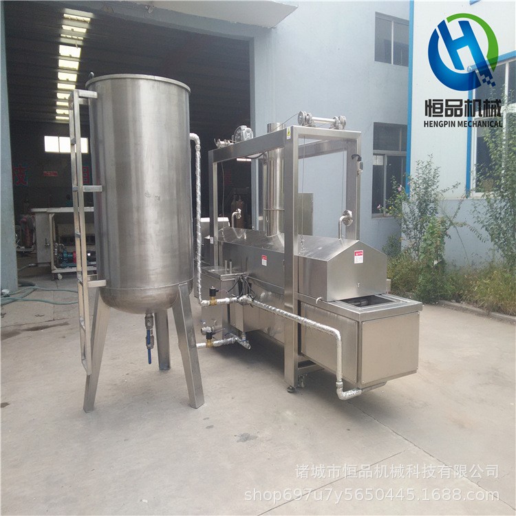 厂家直供全自动小麻花油炸机设备 连续式小麻花油炸生产线图4