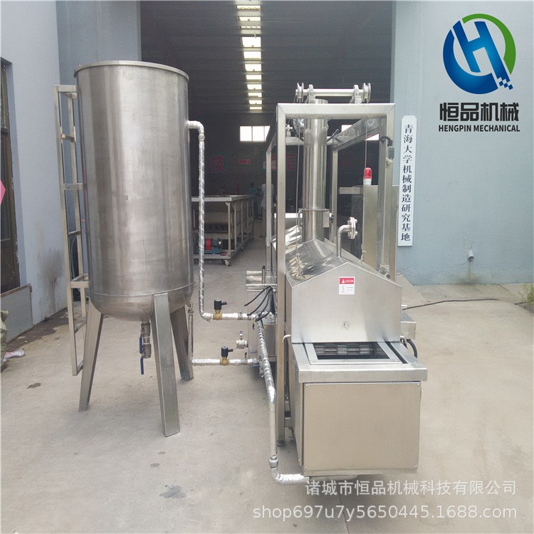 厂家直供全自动小麻花油炸机设备 连续式小麻花油炸生产线图3