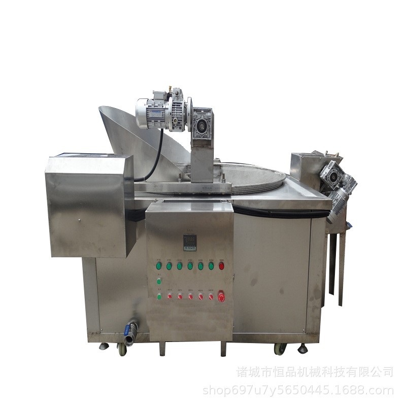 香酥猫耳朵油炸机设备 全自动刮渣油炸锅设备 炸猫耳朵酥的机器图5