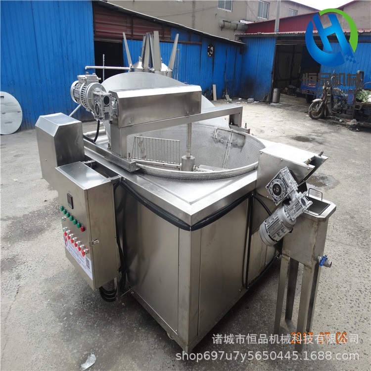 香酥猫耳朵油炸机设备 全自动刮渣油炸锅设备 炸猫耳朵酥的机器图4